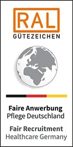 RAL Gütezeichen Faire Anwerbung Pflege Deutschland